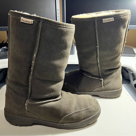 Ladies BearPaw fur lined boots Sz 10 - Picture 8 of 10